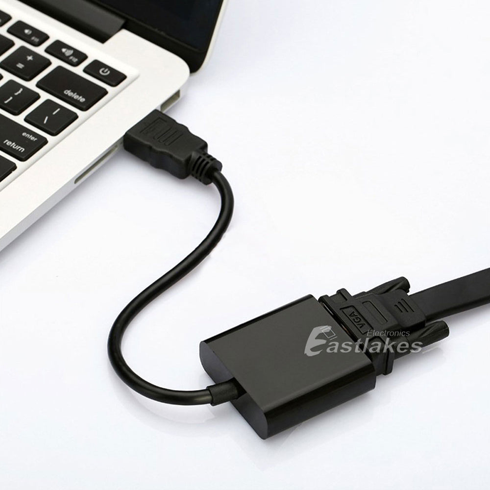 1080P HDMI Male to VGA Female Video Adapter Cable Converter - Eastlakes Electronics